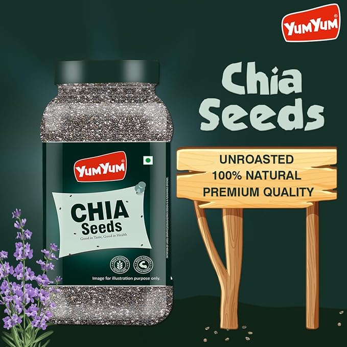 Yum Yum Raw Chia Seeds Jar Yum Yum