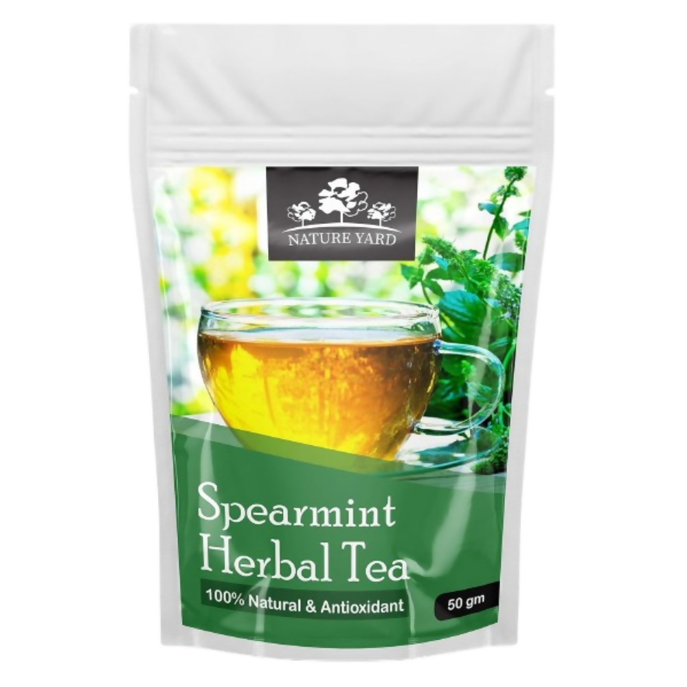 Nature Yard Pure Organic Spearmint Herbal Tea Leaves - Safuron