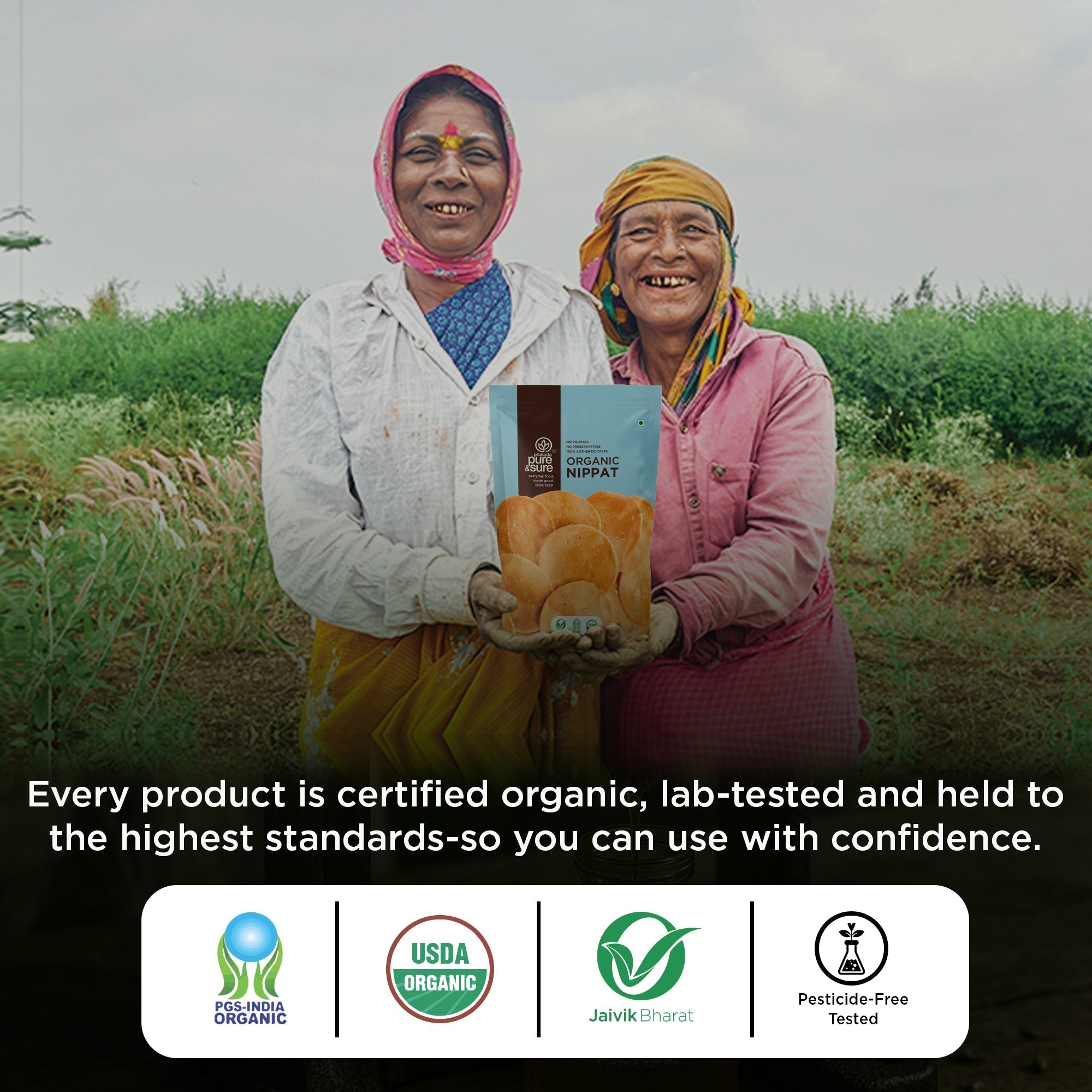 Pure & Sure Organic Nippat Pure & Sure
