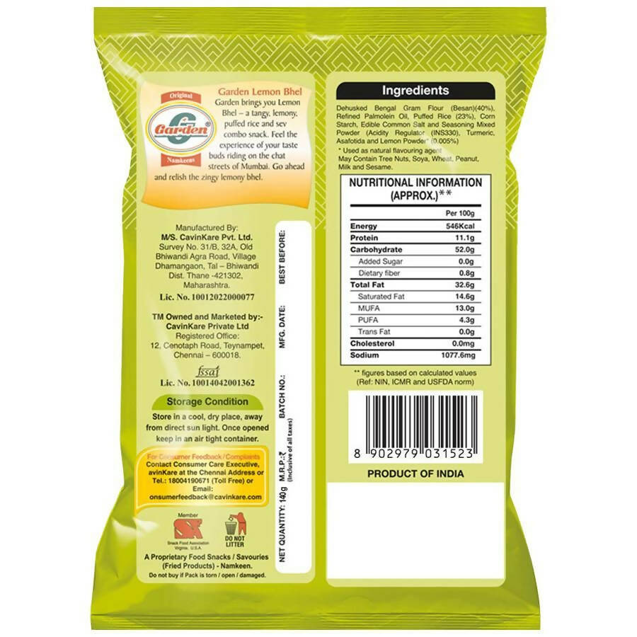 Garden Lemon Bhel Mumbai Special Garden