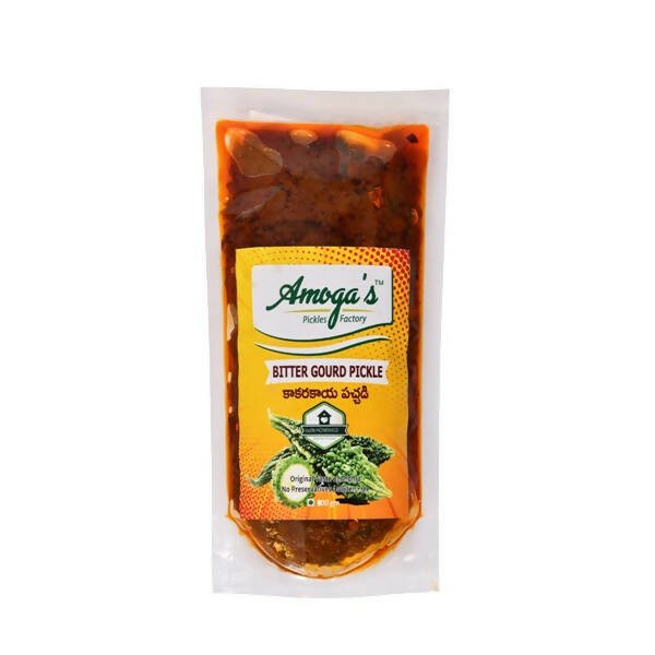 Amoga's Pickles Factory Bitter Gourd Pickle Andhra Style - Safuron