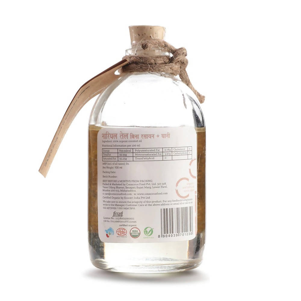 Conscious Food Organic Coconut Oil Conscious Food
