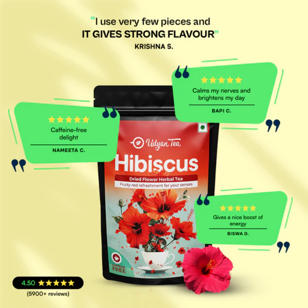 Udyan Tea Hibiscus Pure Herbal Tea Udyan Tea