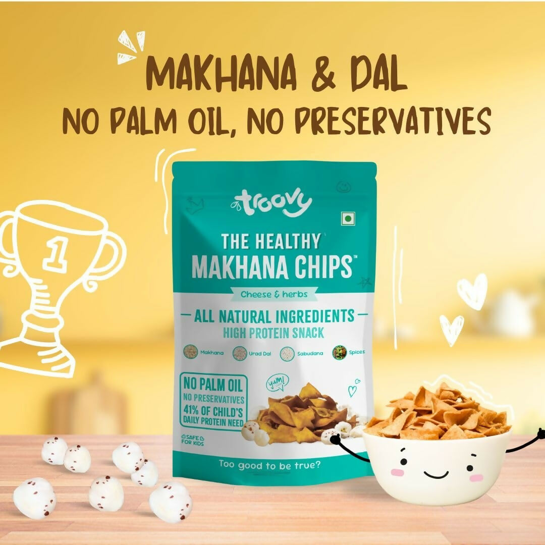 Troovy Makhana Chips Tasty & High Protein Snacks Troovy