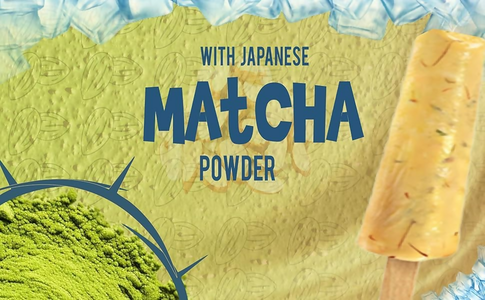 Eteasy Japanese Matcha Sonti Mix Milk Drink Kashmiri Kesar Saffron Mix Powder Eteasy