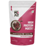MuscleBlaze Fit High Protein Muesli - Dark Chocolate & Cranberry - Safuron