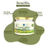 Aadvik A2 Goat Milk Ghee with Ayurvedic Benefits | 100% Pure & Natural Goat Milk Ghee | From Grass Fed Goat A2 Milk Aadvik
