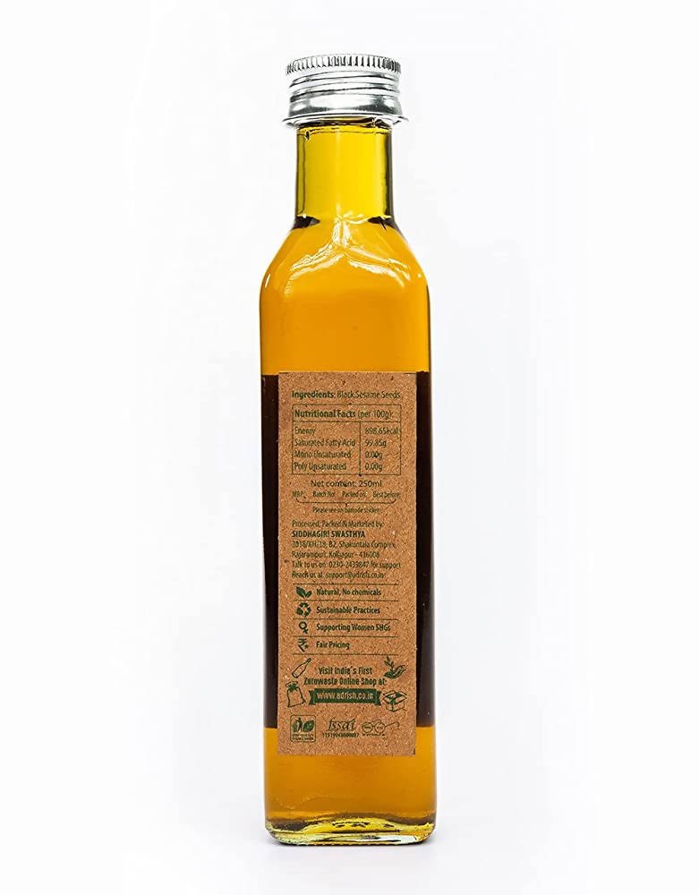 Adrish Wood Pressed Black Sesame Oil Adrish