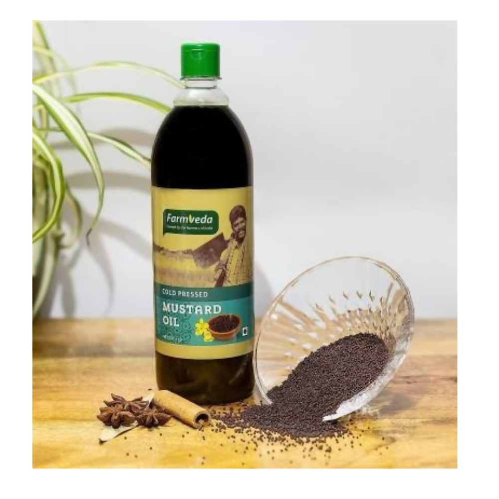 Farmveda Cold Pressed Mustard Oil Farmveda