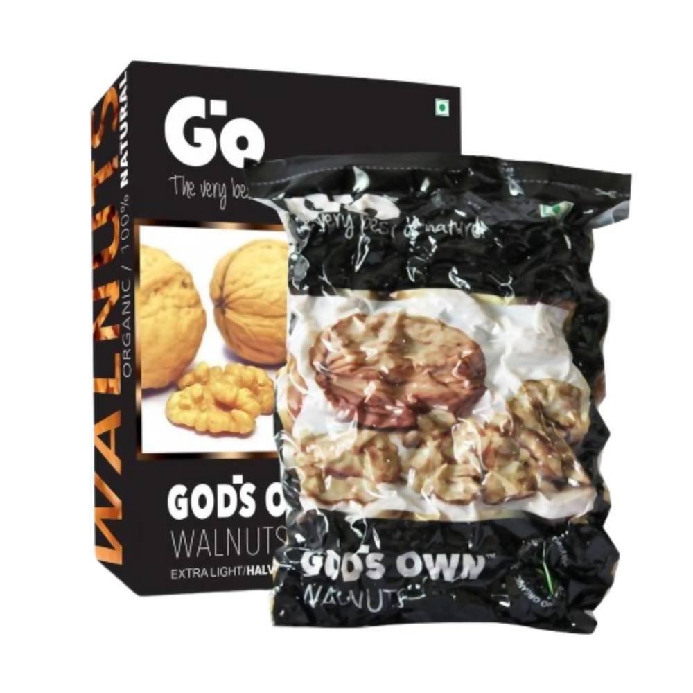 Go Organic Kashmiri Extra Light Halves Walnuts Kernels Go