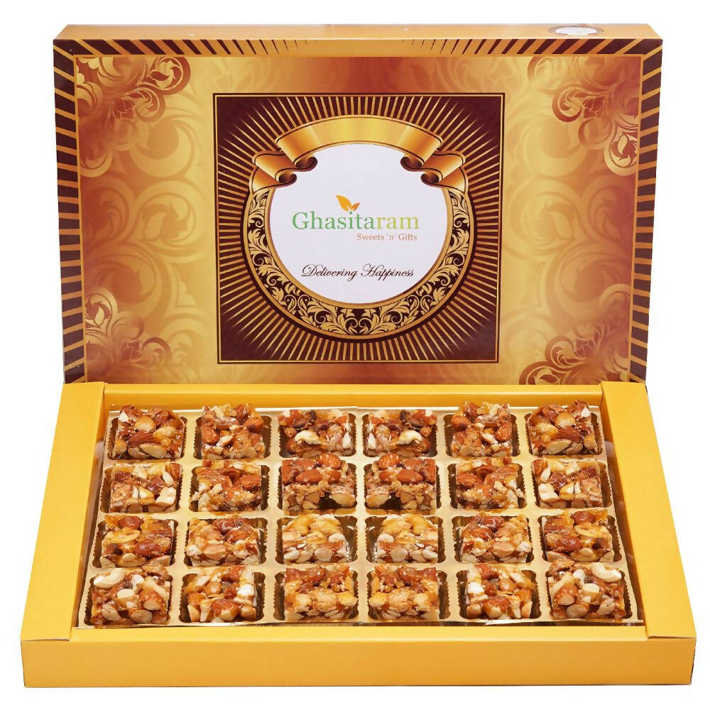 Ghasitaram Gud (Jaggery) Dry Fruit Bites With No Added Sugar - Safuron