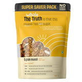 The Whole Truth 5 Grain Muesli (No Added Sugar) - Safuron