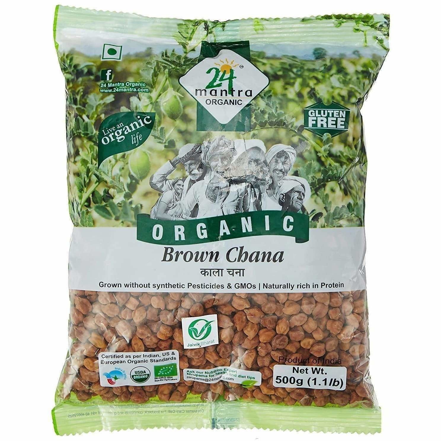 24 Mantra Organic Brown Chana 24 Mantra Organic