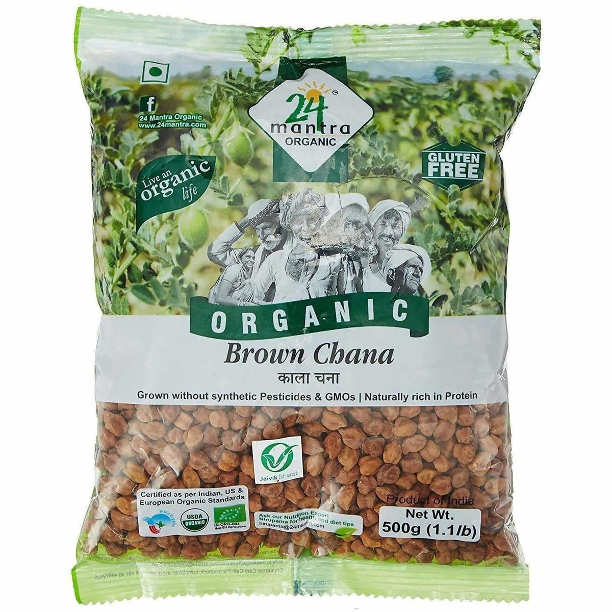 24 Mantra Organic Brown Chana 24 Mantra Organic