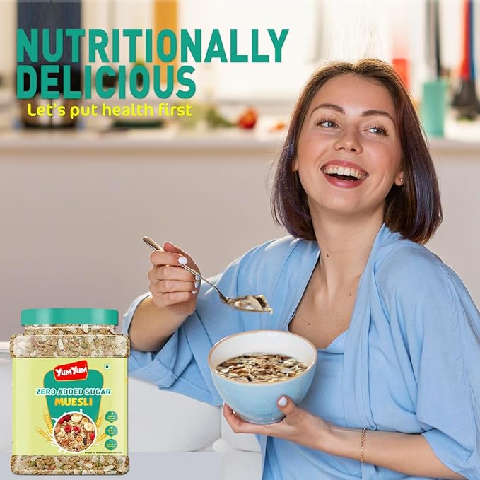Yum Yum Zero Added Sugar Muesli Jar Yum Yum