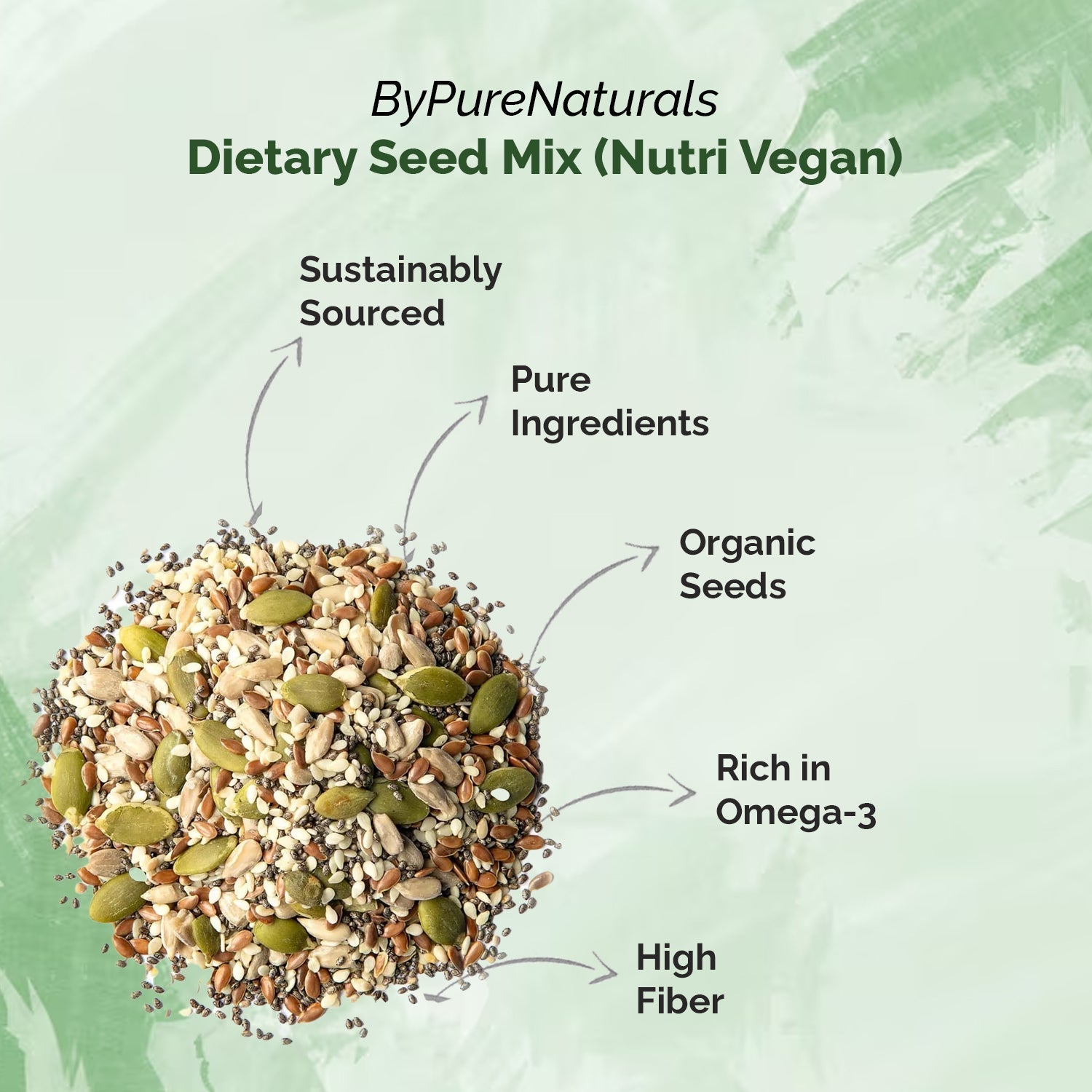 byPureNaturals Nutri Vegan Dietary Seed Mix byPureNaturals