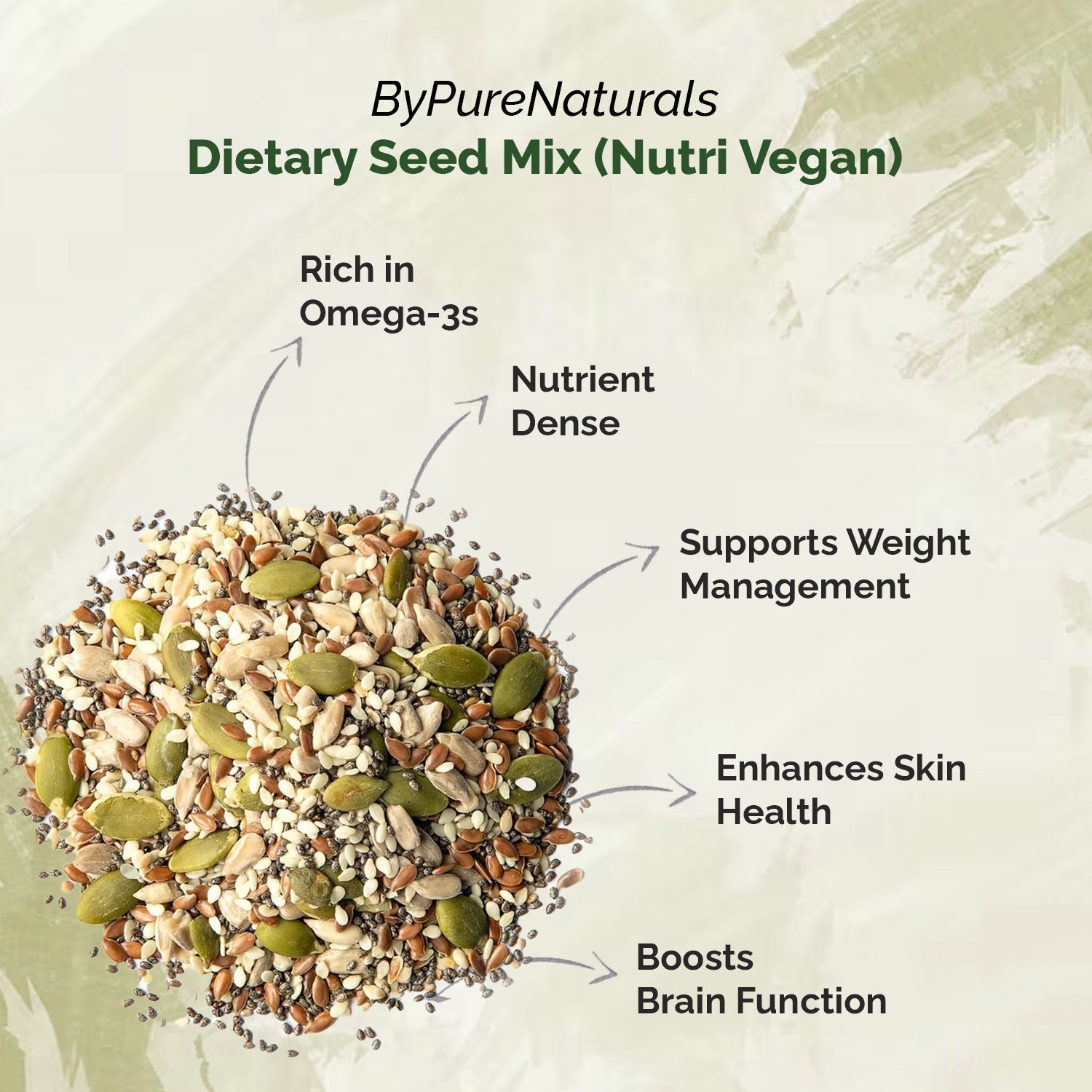 byPureNaturals Nutri Vegan Dietary Seed Mix byPureNaturals