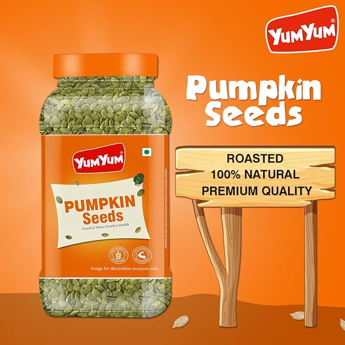 Yum Yum Roasted & Salted Pumpkin Seeds Jar Yum Yum