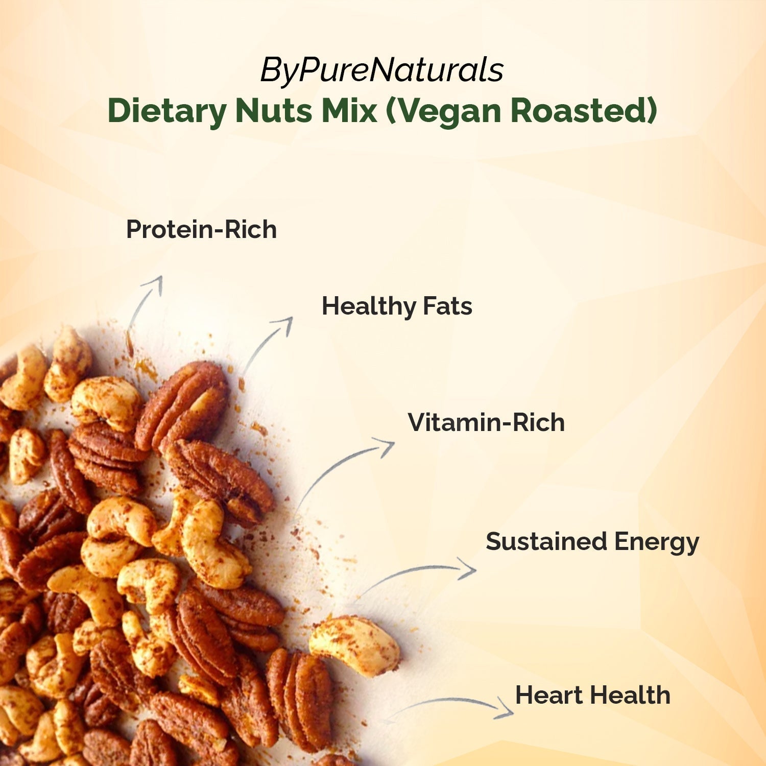 byPureNaturals Dietary Nuts Mix Vegan Roasted byPureNaturals