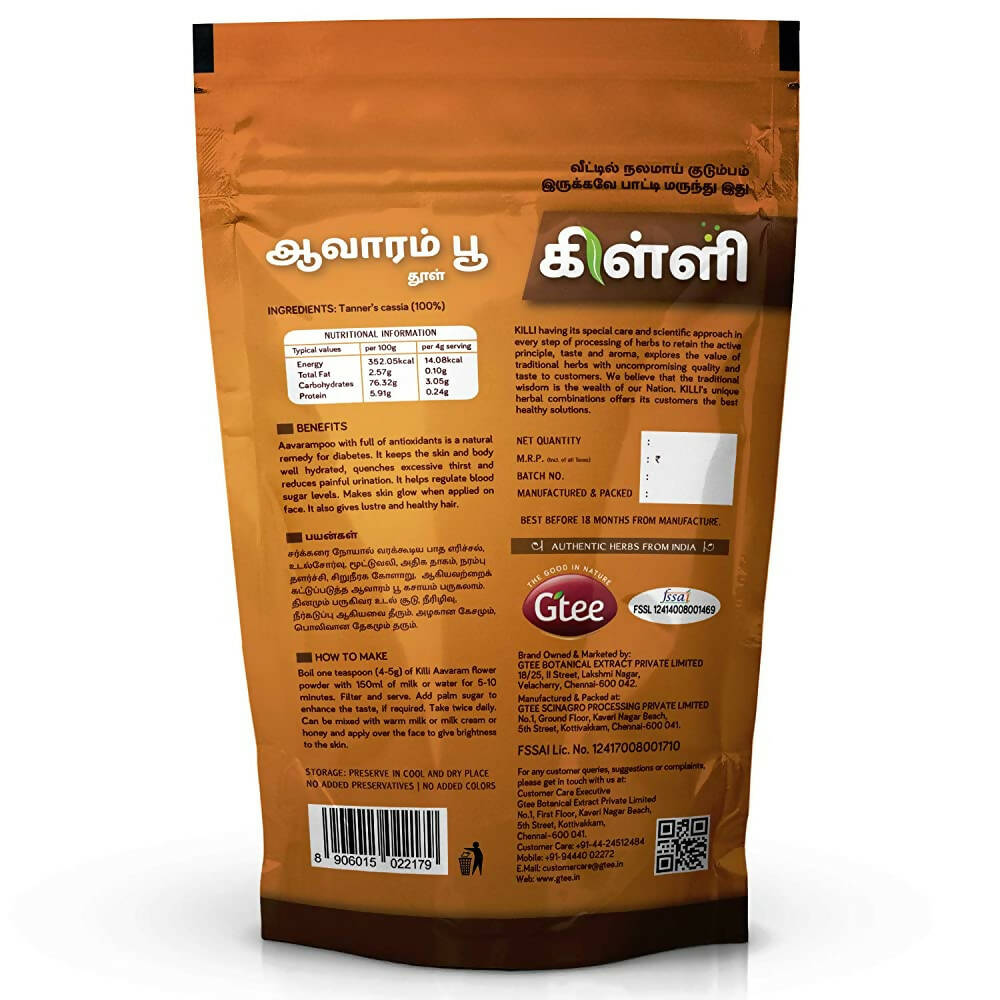 Killi Herbs Aavaram -Flower Powder Killi Herbs