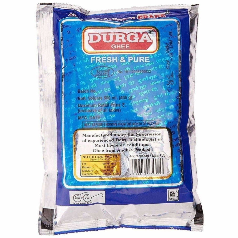 Durga Ghee Pouch | Traditional Ghee | Authentic Ghee | Rich in Nutrients Durga