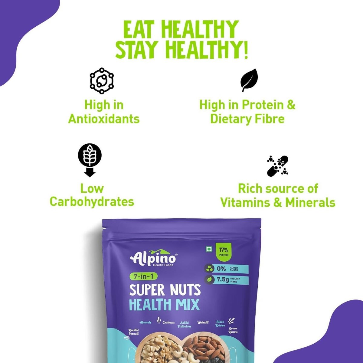 Alpino 7-in-1 Super Nuts Health Trial Mix Alpino