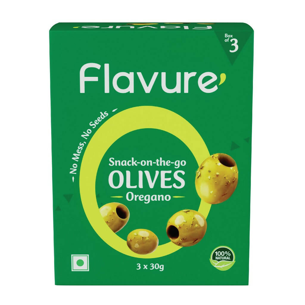 Flavure Snack-On-The-Go Olives Oregano - Safuron