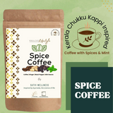 Satvi Wellness Chukkukappi With Mint Spice Coffee With Ginger, Black Pepper In Biodegradable Tea Bags | Spice and Mint Coffee | Herbal Infusions Satvi Wellness