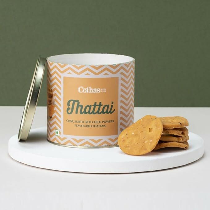 Cothas Thattai | Crispy Rice Flour Snack with Black Gram Cothas