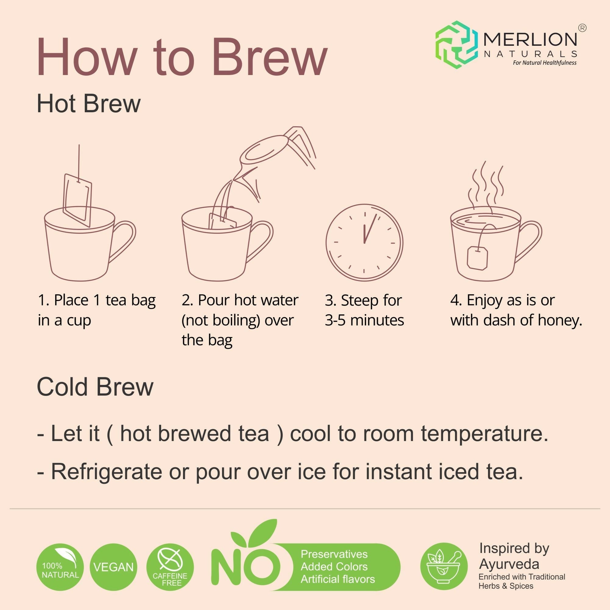Merlion Naturals Hibiscus Lemongrass Tea Bags Merlion Naturals