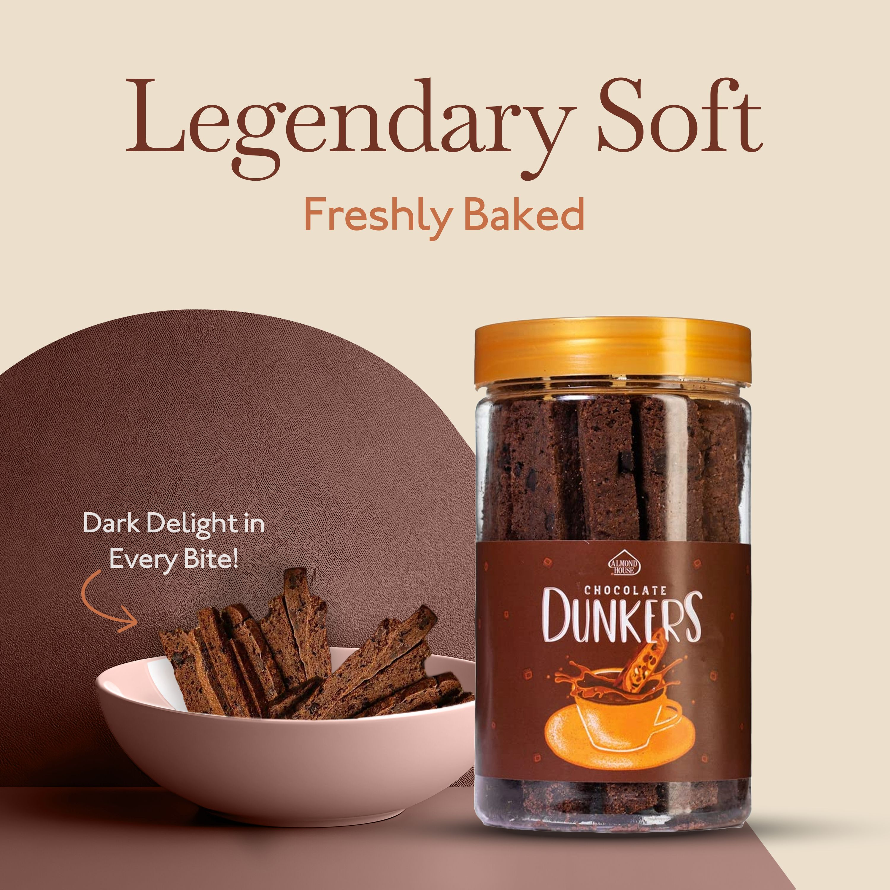 Almond House Chocolate Dunkers - Safuron