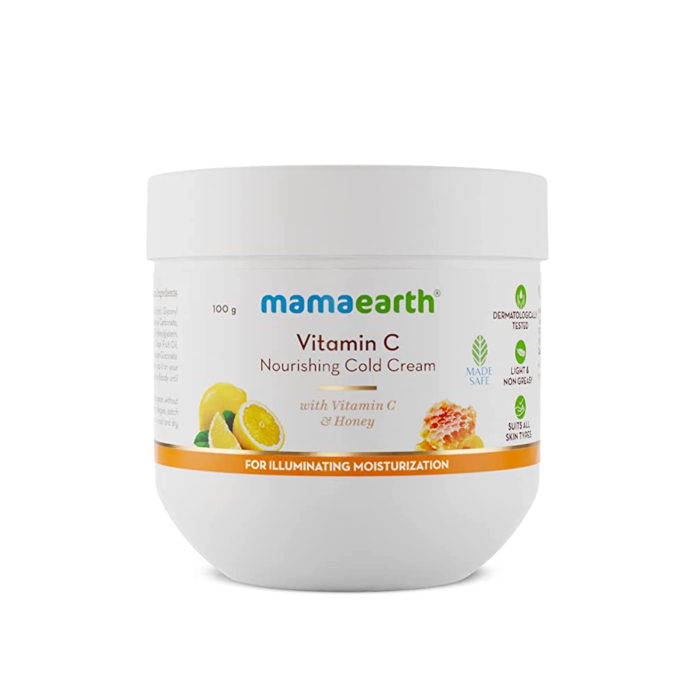 Mamaearth Vitamin C Nourishing Cold Cream with Vitamin C & Honey - Safuron