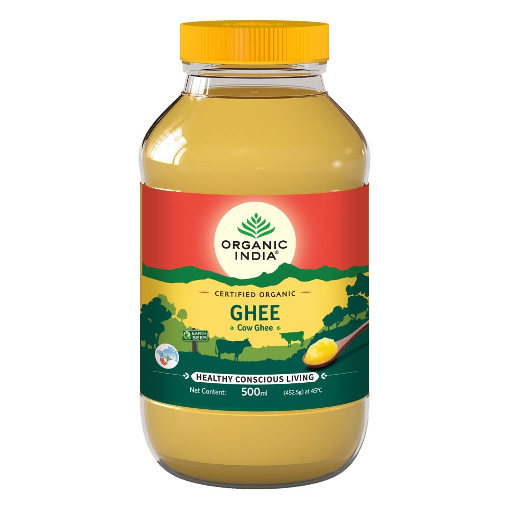 Organic India Organic Cow Ghee 500 ml Bottle - Safuron