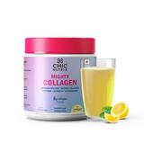 Chicnutrix Mighty Collagen Japanese Collagen Powder For Skin, Hair, Nails & Joints - Lemonade Flavor - Safuron