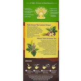 Organic India Tulsi Green Tea Lemon Ginger 25 Tea Bags Organic India