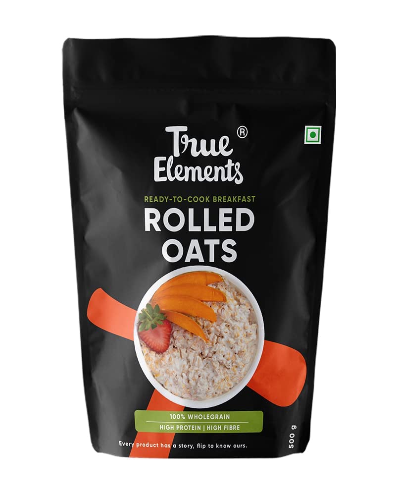 True Elements Rolled Oats Gluten Free - Safuron