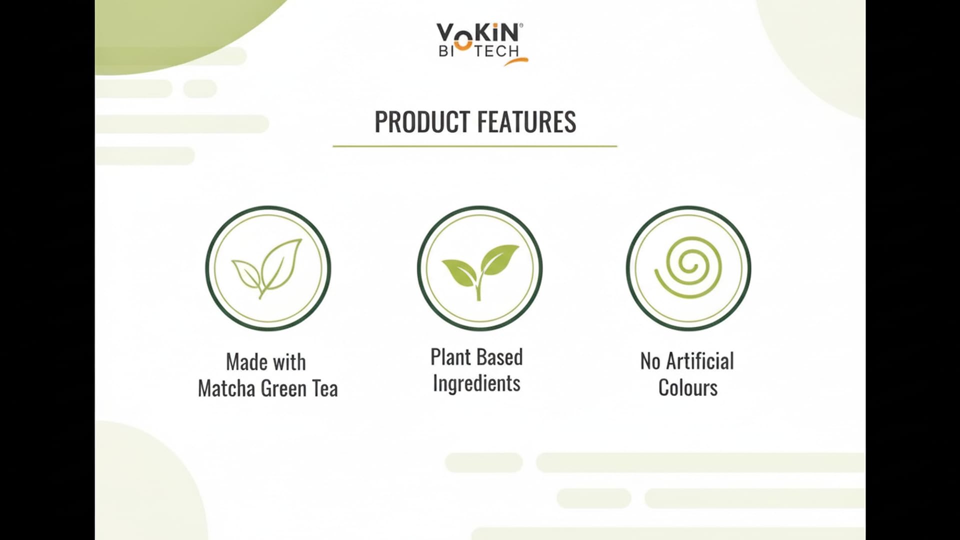 Vokin Biotech Matcha Green Tea Powder Supports Weight Loss Management | Rich In Antioxidants Vokin Biotech