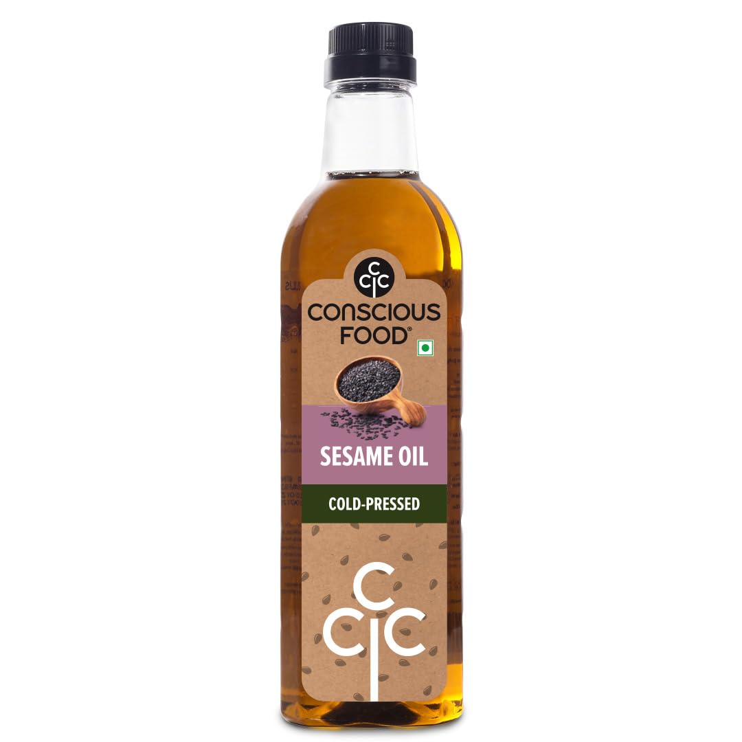 Conscious Food Organic Cold Pressed Sesame Oil - Safuron