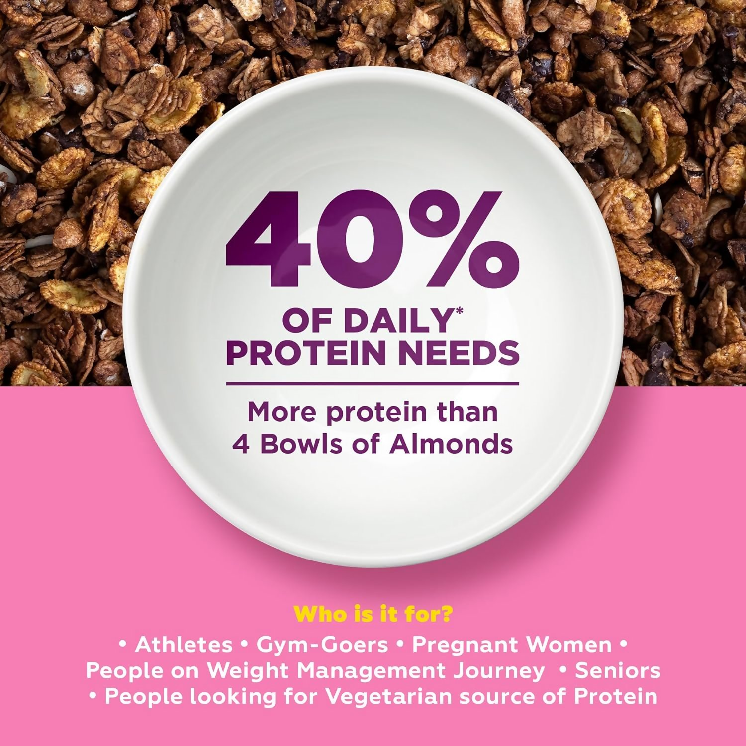 Yoga Bar High Protein Muesli - Choco Almond Yoga Bar