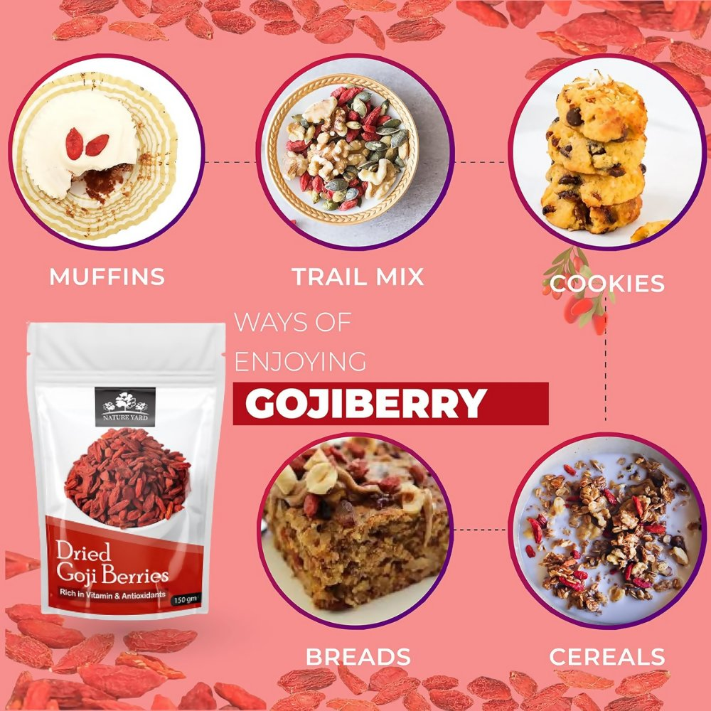 Nature Yard Organic Goji Berry Dry Fruit Nature Yard