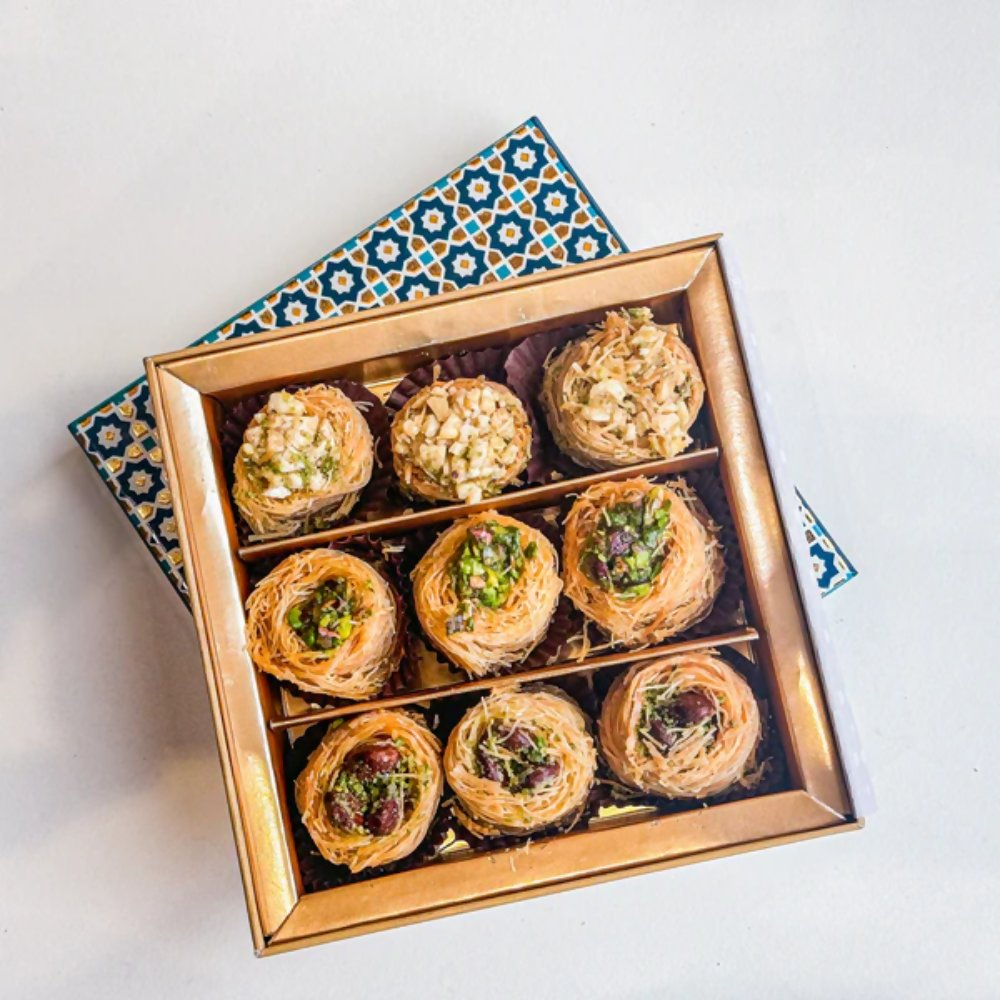 Gwalia Sweets Assorted Birdnest Baklawa Box Gwalia Sweets