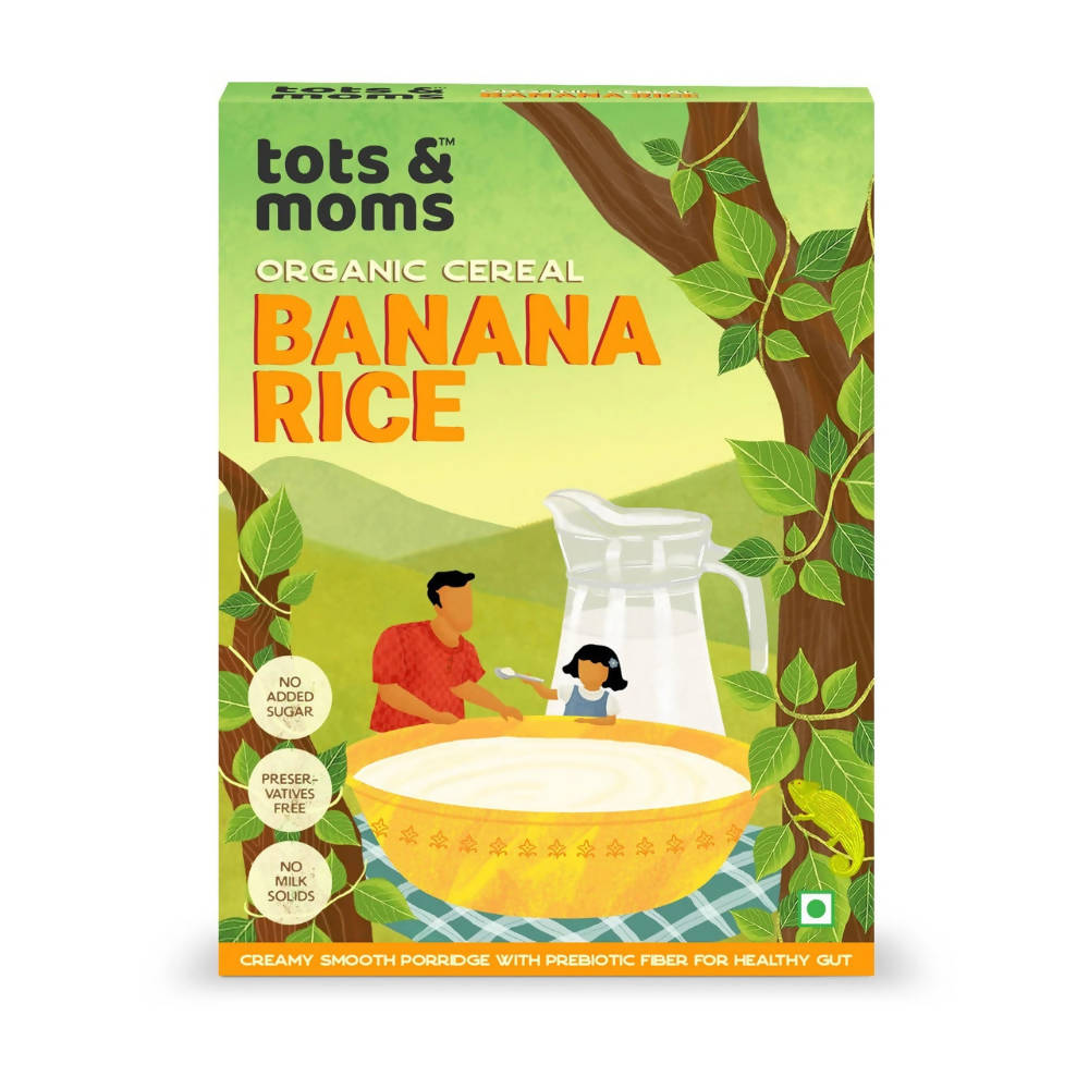 Tots and Moms Organic Cereal Banana Rice Tots and Moms
