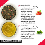 Teacurry Strawberry Green Tea Bags Teacurry