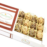 Ghasitaram Chocolate Dryfruit Laddoos In White Box Ghasitaram