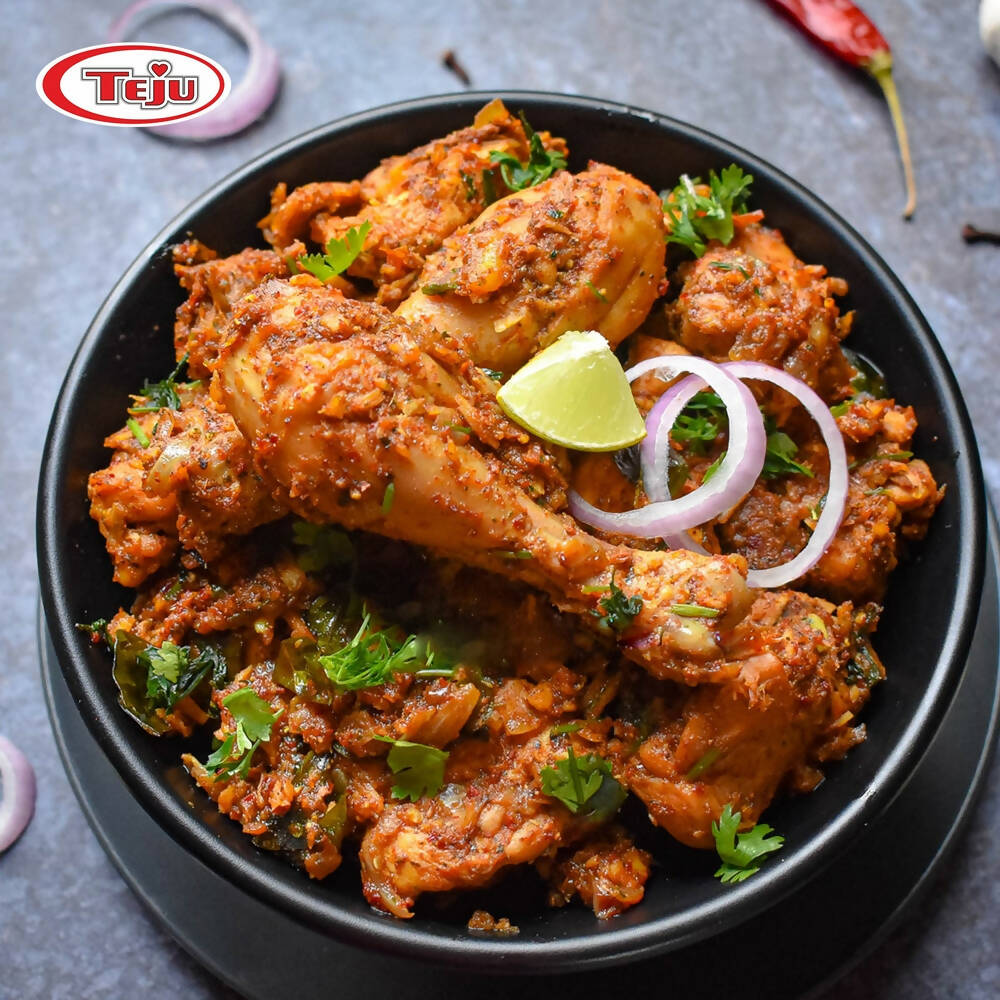 Teju Chicken Sukka Teju Masala