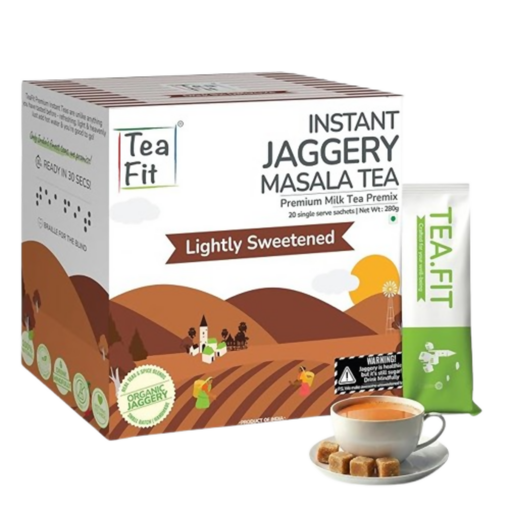 TeaFit Instant Jaggery Masala Tea Premix - Safuron