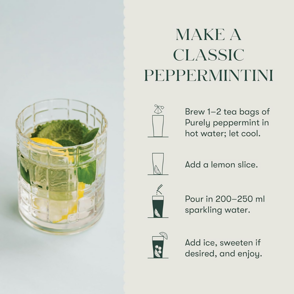 Luxmi Estates Pure Peppermint Organic Herbal Infusion Luxmi Estates