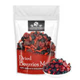 Nature Yard Berries mix without sugar - Mix of Dried Cranberry, Blueberry, Goji berry & Strawberry Dry fruits - Safuron