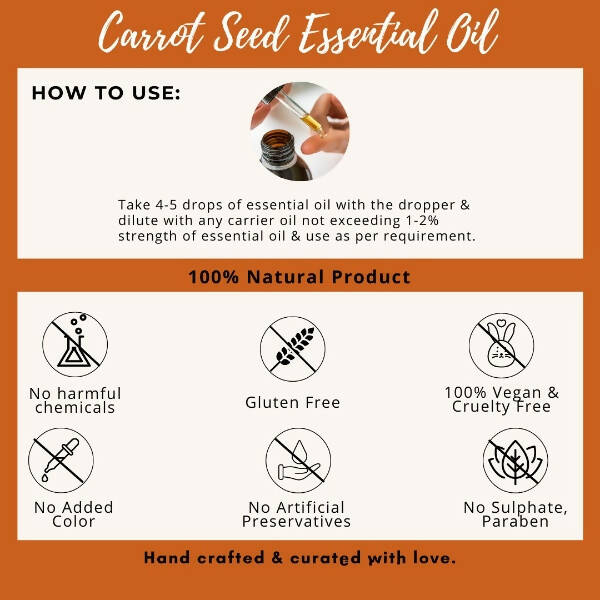 Organicos Carrot Seed Essential Oil Organicos