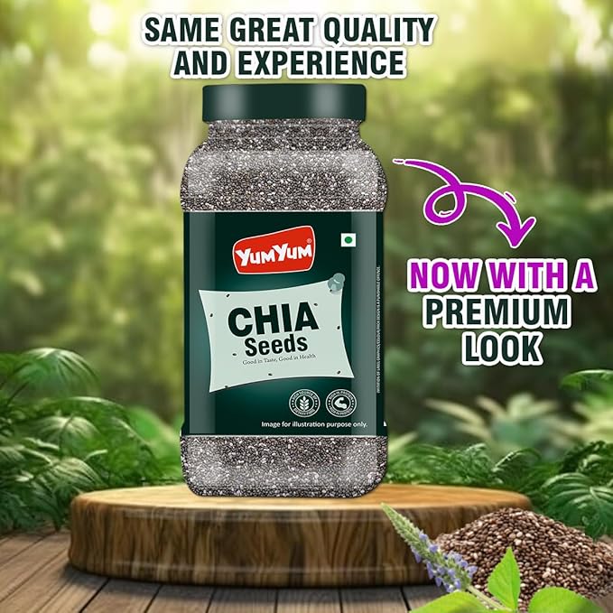 Yum Yum Raw Chia Seeds Jar Yum Yum